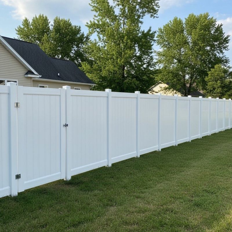 Privacy Fencing Installation detail